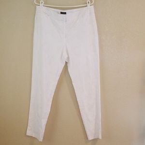 White Printed Pants